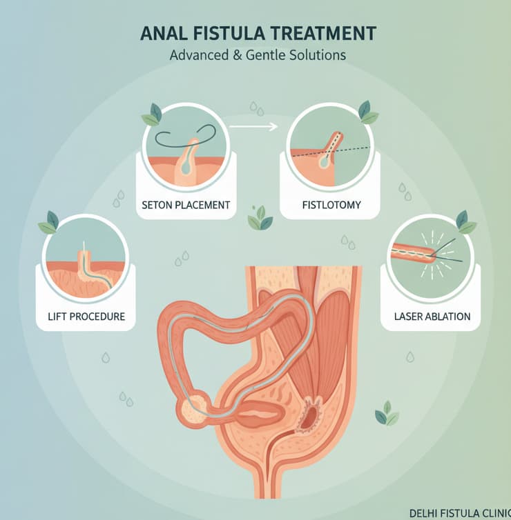 Non-Surgical procedure illustration